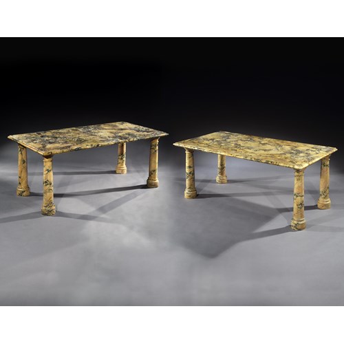 THE BANTRY HOUSE SIENA MARBLE TABLES

